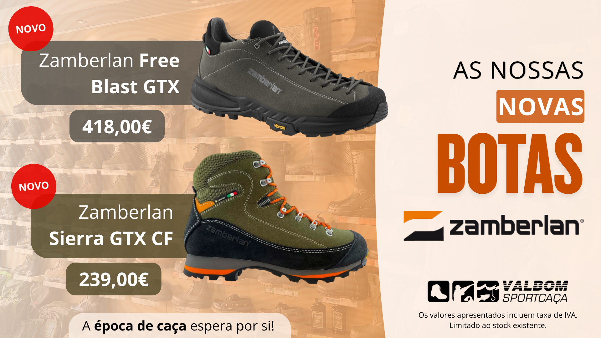 Novas botas Zamberlan